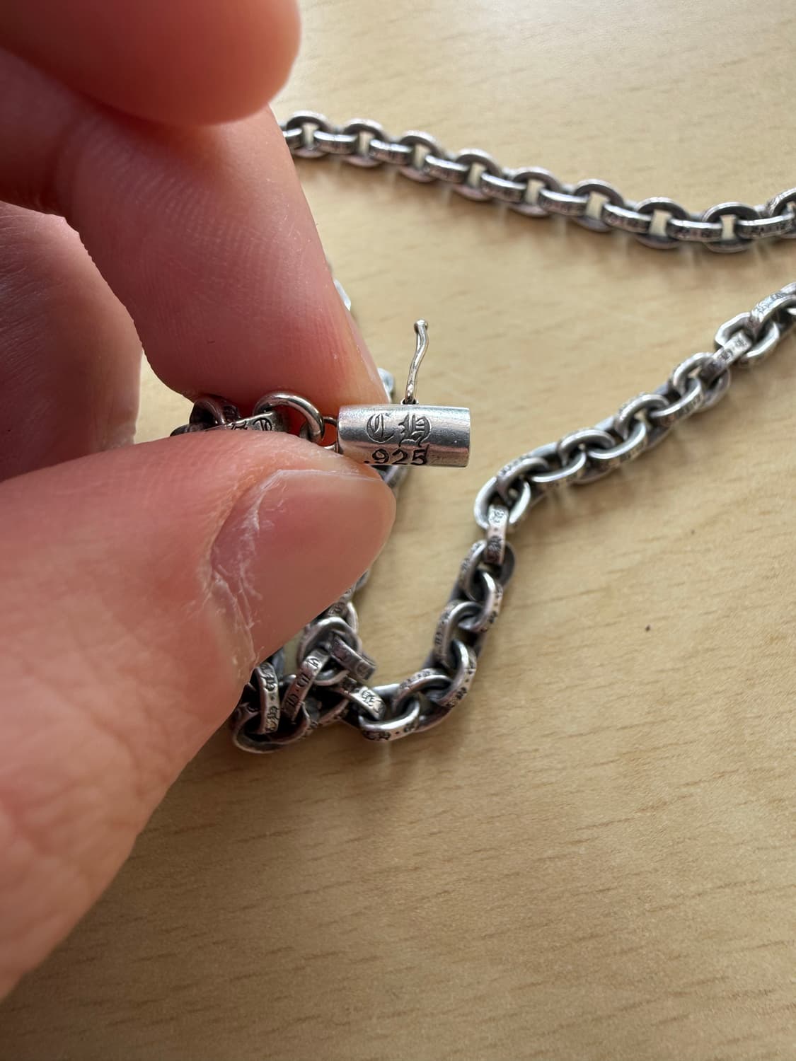 크롬하츠 페이퍼 체인 목걸이 20인치 상품이미지3