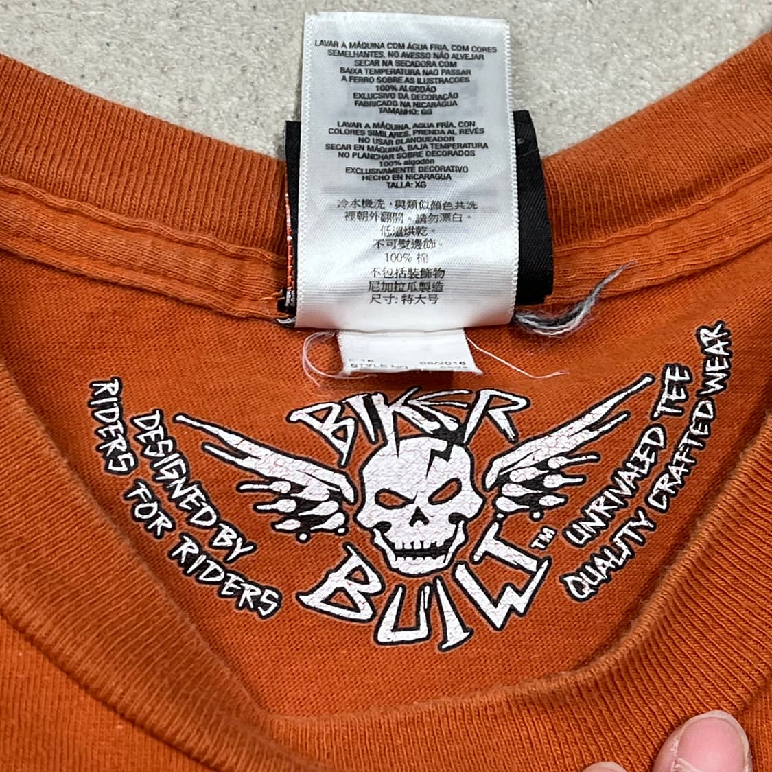 할리데이비슨 프린팅반팔티 s09905 상품이미지7