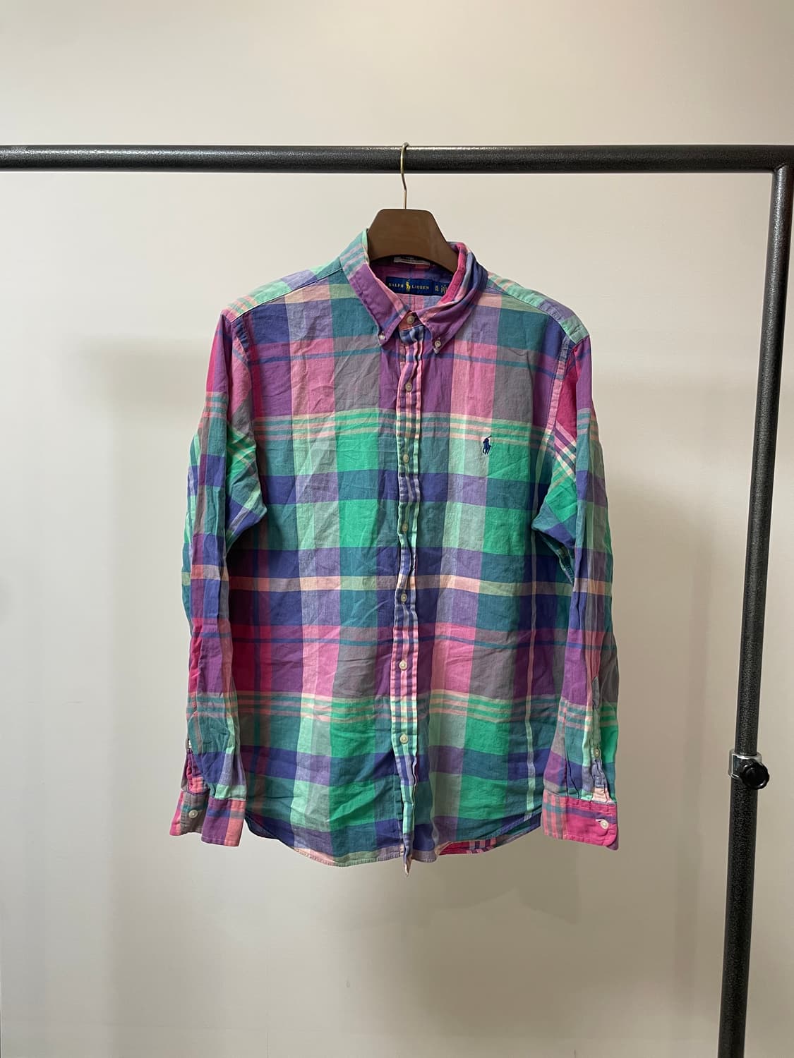 (XL) 폴로 랄프로렌 마드라스 체크 셔츠 상품이미지1