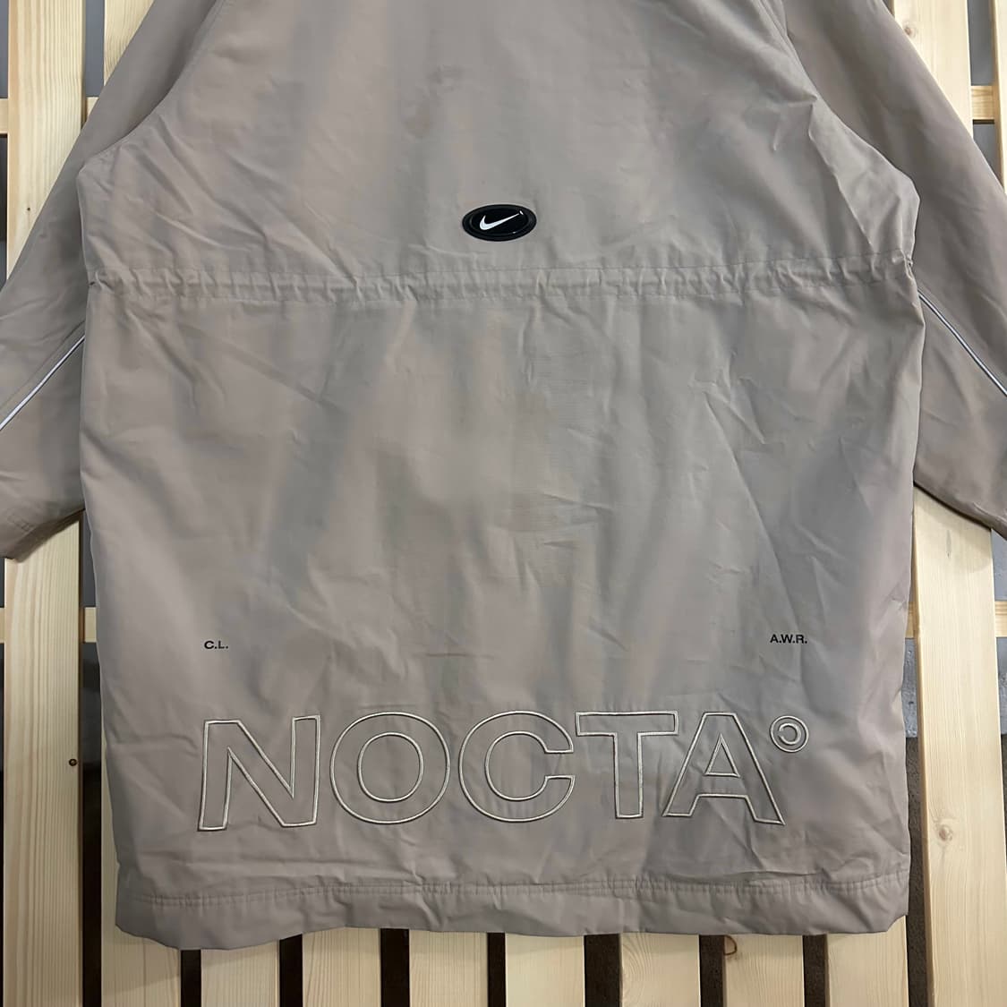 (XL) 나이키 x 드레이크 녹타 베스킷볼 사이드라인 카키 자켓 상품이미지5