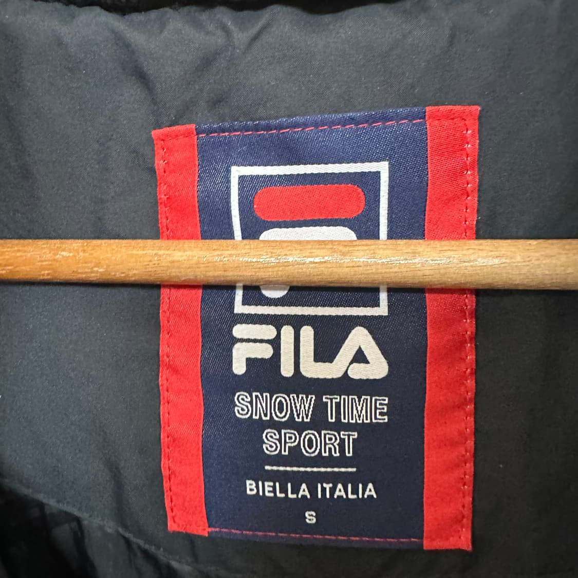 필라 남자 후드 롱패딩 점퍼 검정 S 90 상품이미지7