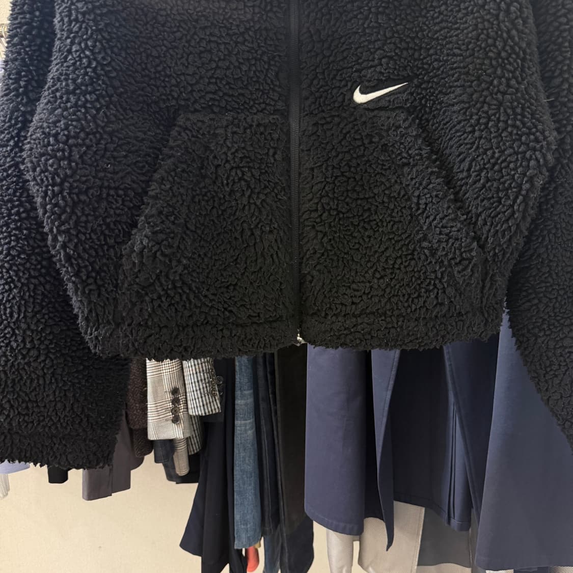 나이키 뽀글이 플리스 집업 상품이미지3