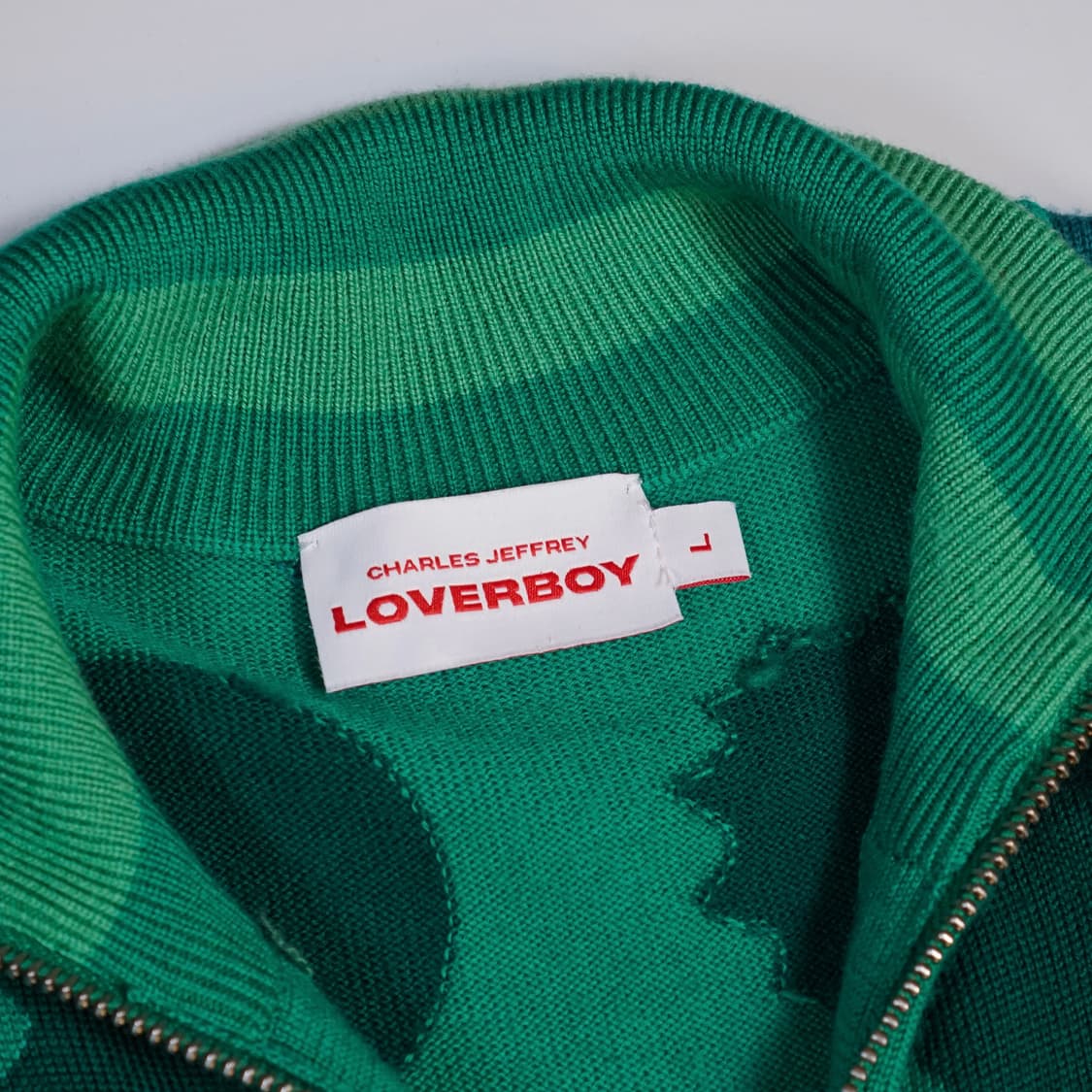 찰스제프리 러버보이 Runes 그래픽 니트 집업 상품이미지6