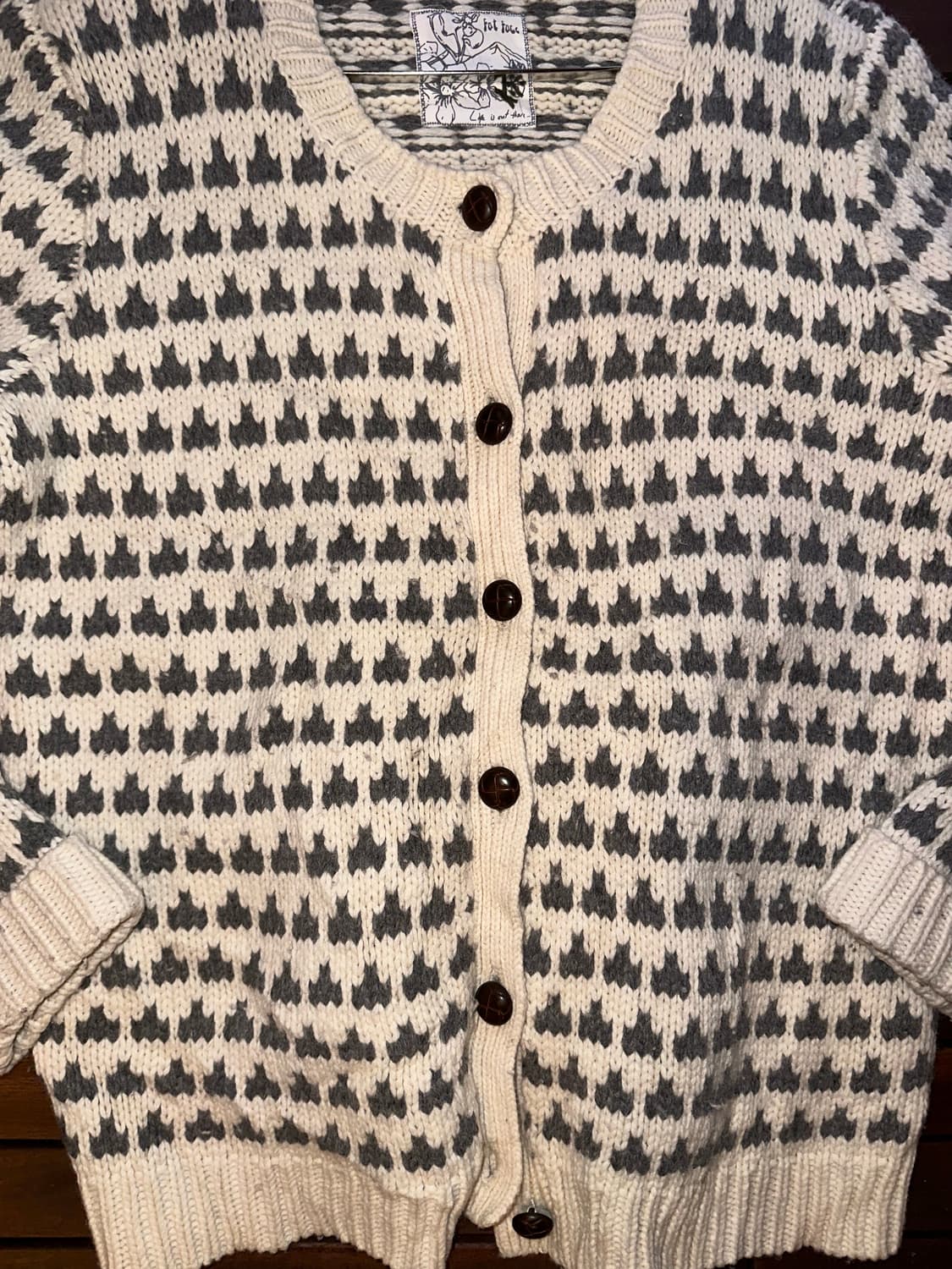 American vintage white/grey KN 상품이미지3