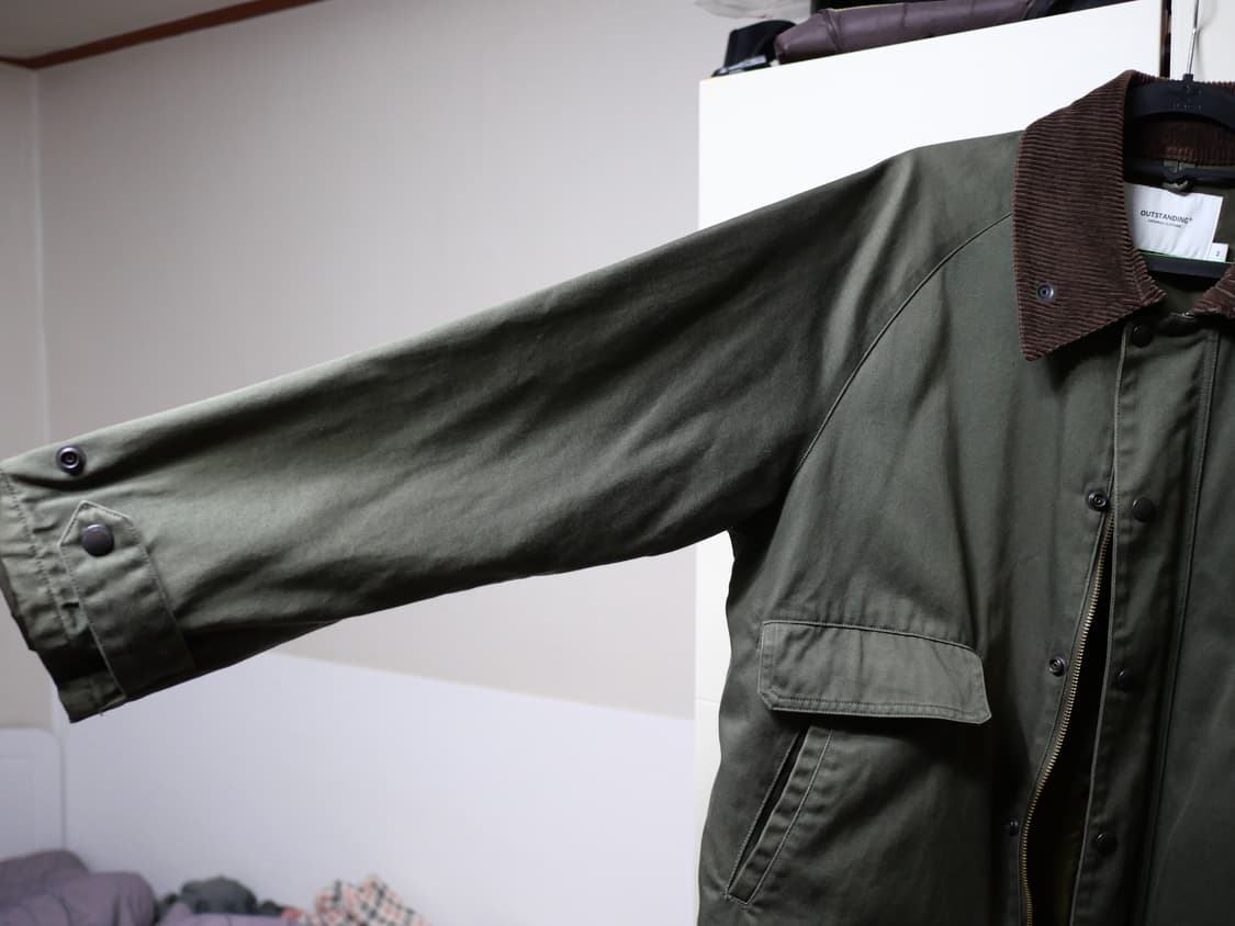 아웃스탠딩 헌팅자켓 올리브 상품이미지5