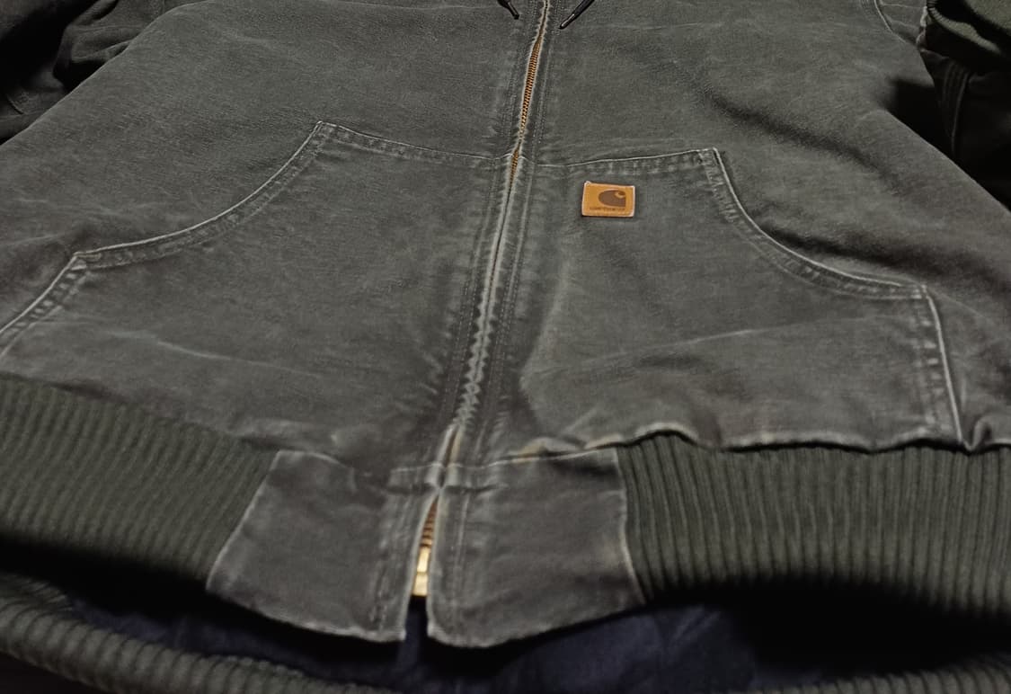 👀 칼하트 덕 액티브 자켓 J130 - 모스 그린 상품이미지5