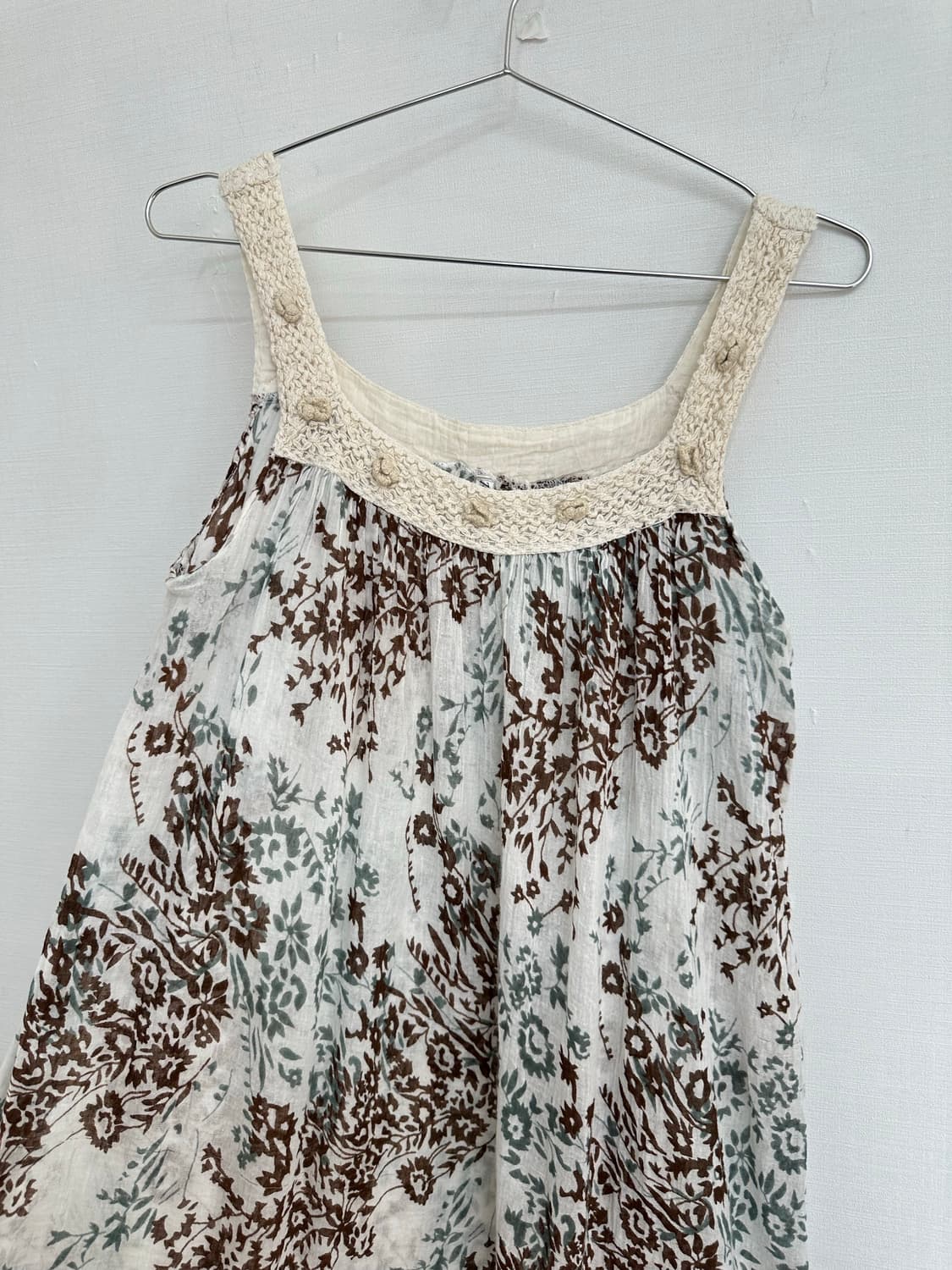 flower layered sleeveless ops 상품이미지4