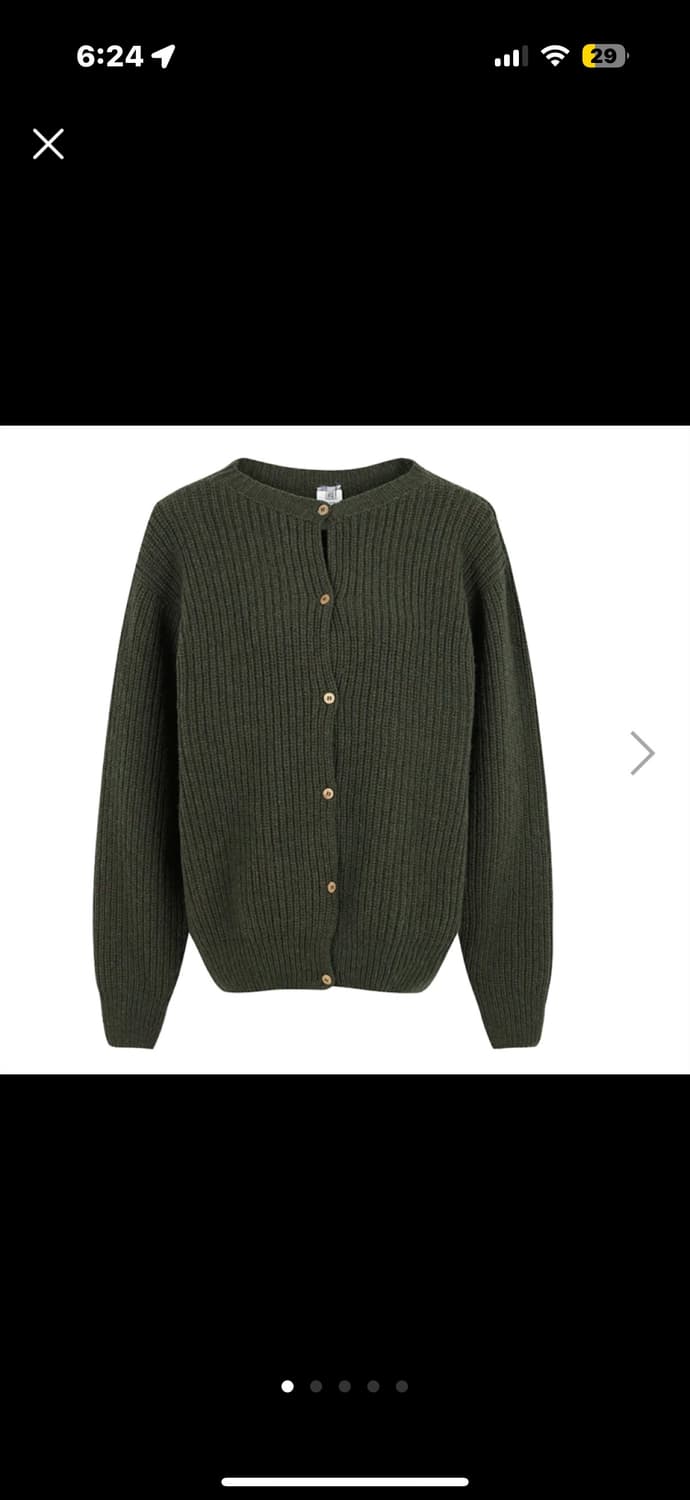 Baserange 베이스레인지 우먼 메아 가디건 포레 M 상품이미지1