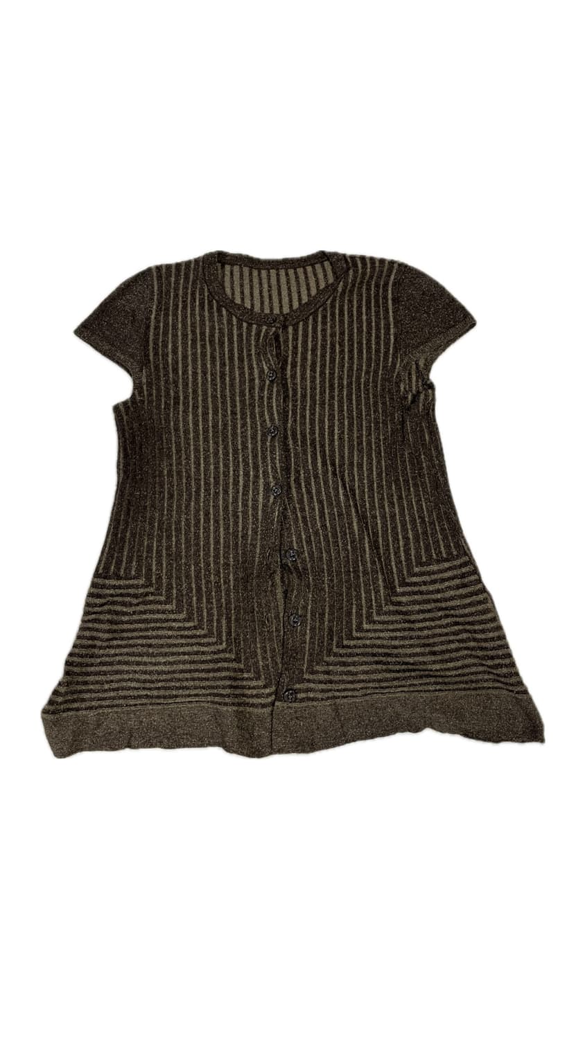 빈티지 Vintage Indie Stripe Pattern Knit Ca 상품이미지1