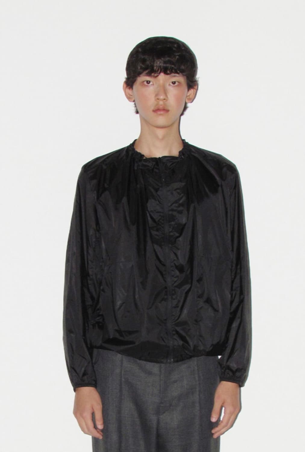 누마레 EE 나일론 스트링 바람막이 블랙 S 상품이미지1