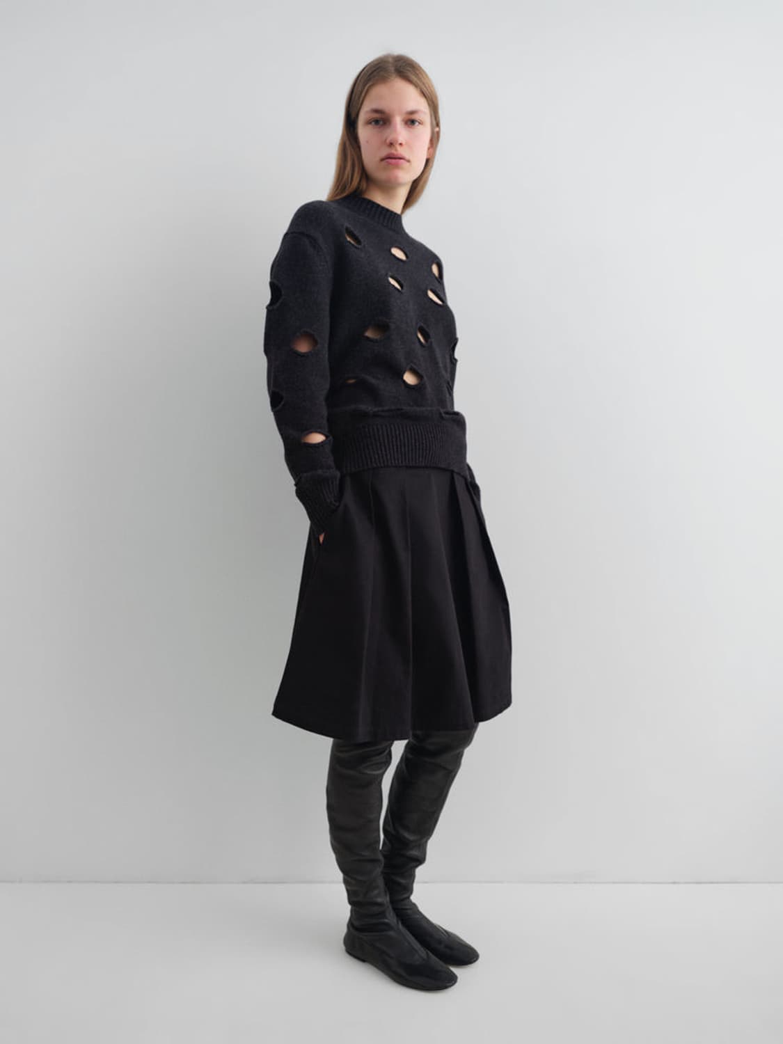 [M]기마구아스 Martin 스커트/블랙 상품이미지5