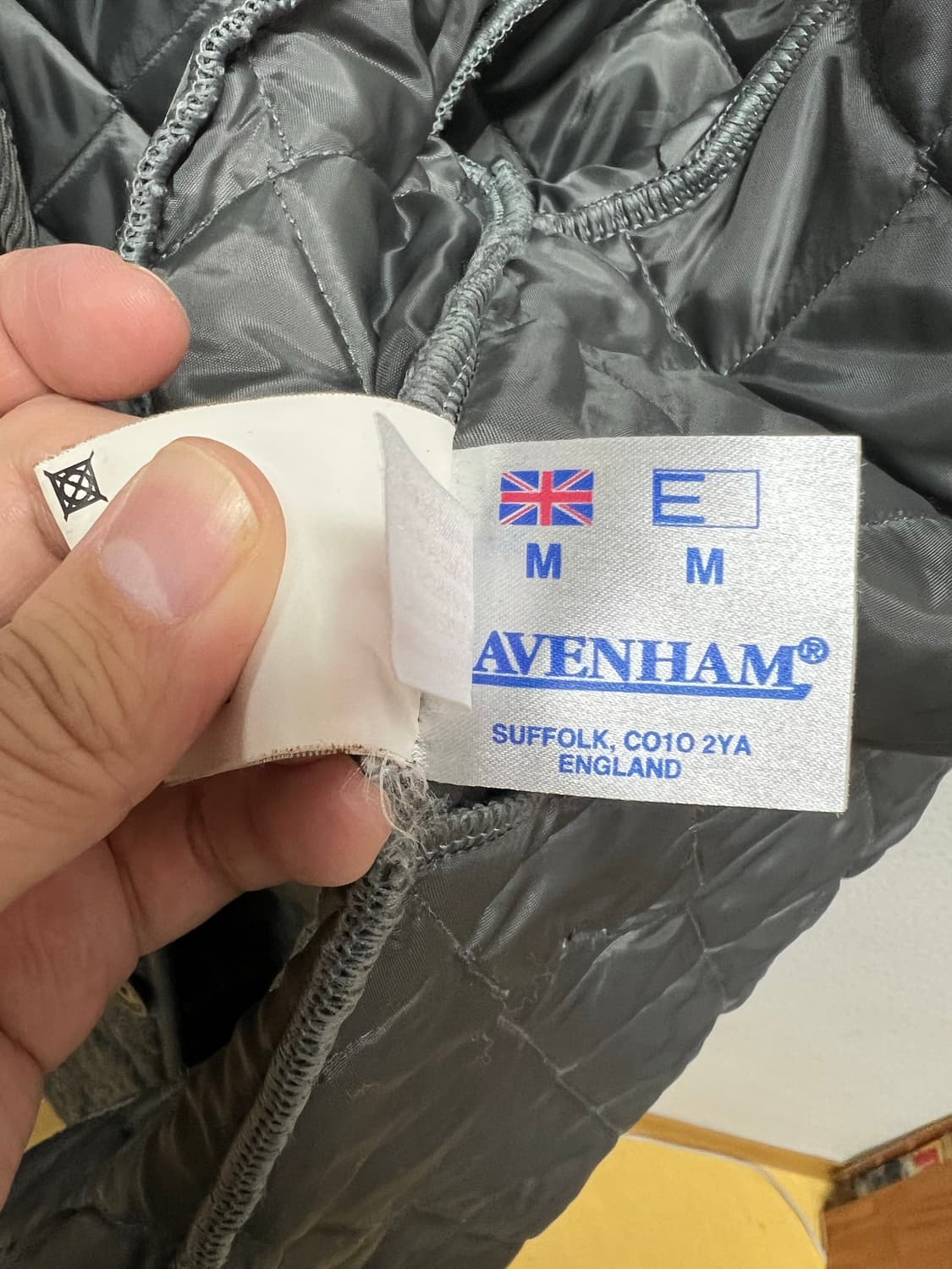 라벤헴 퀼팅자켓 다크그레이 헤링본 M사이즈 상품이미지3