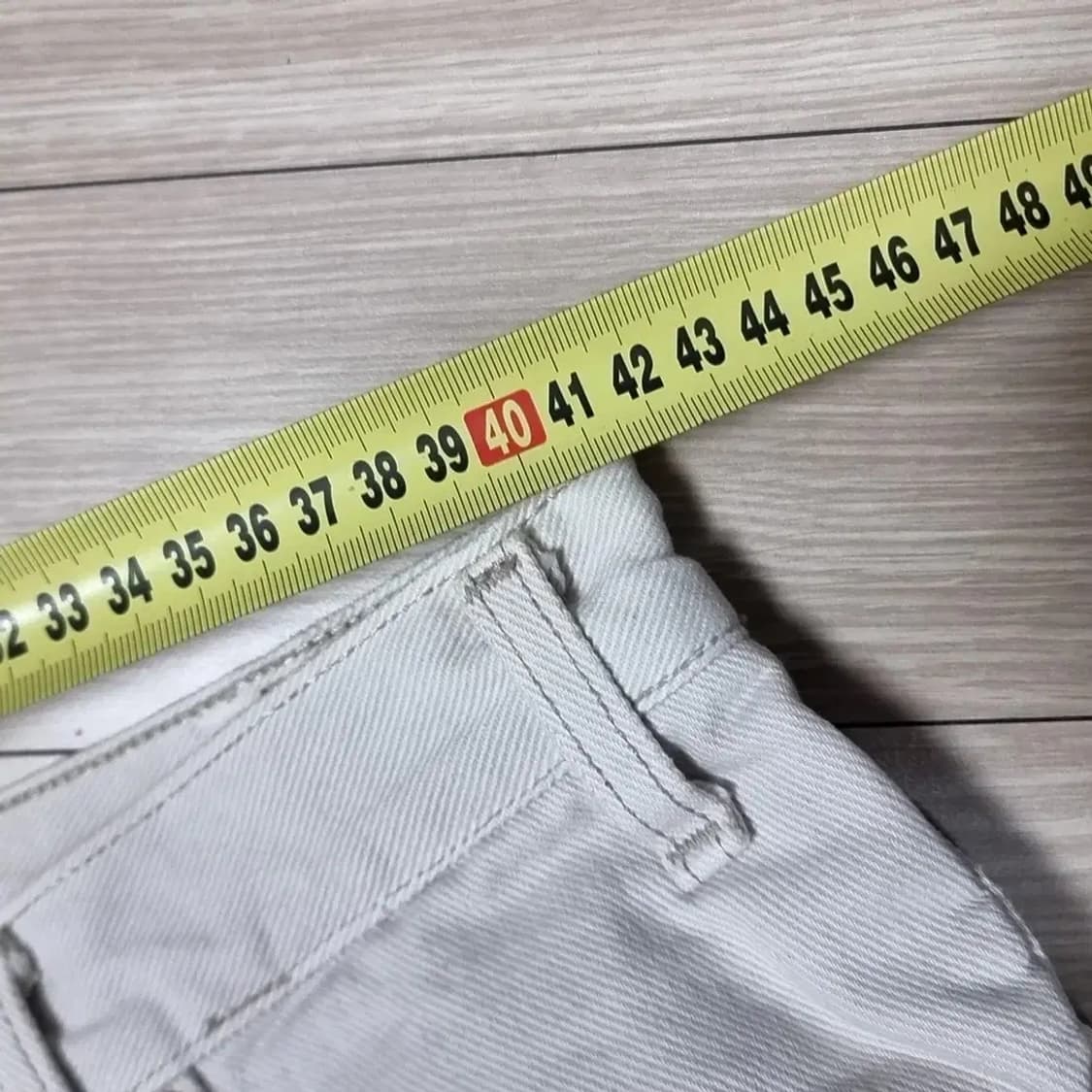 미제 usa 80s 리바이스550 아이보리 데님(34) 상품이미지10