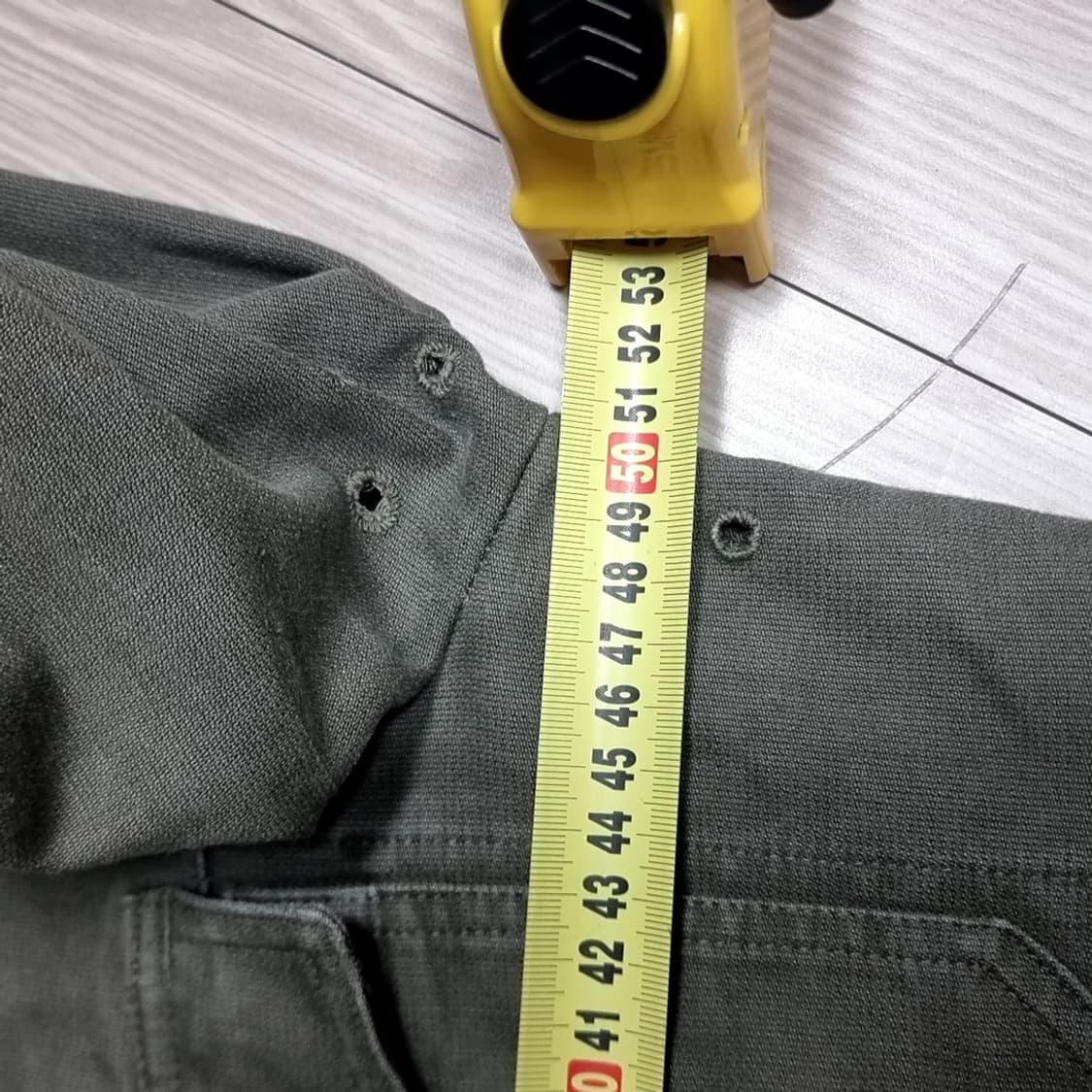 독일제 독일군 HBT 카키 야상 남방 셔츠형 자켓(95-100) 상품이미지6