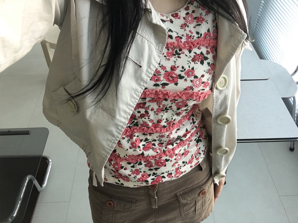 floral sleeveless 상품이미지4