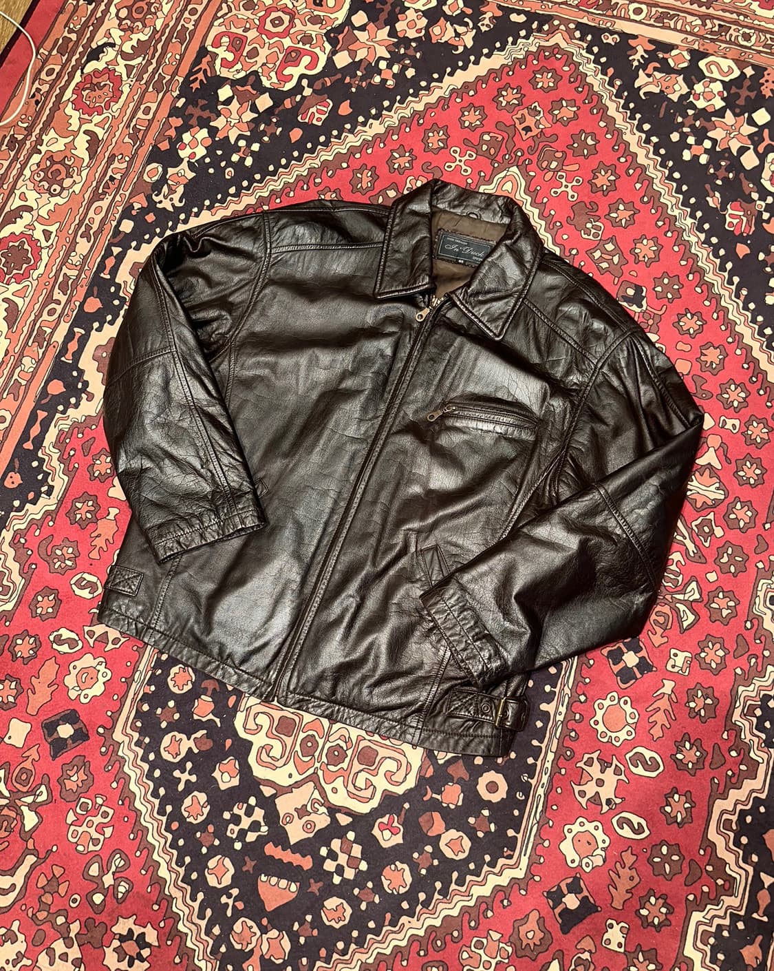 ( L ) 가죽자켓 아메카지 워크웨어 레더자켓 스포츠가죽 워크자켓 상품이미지5