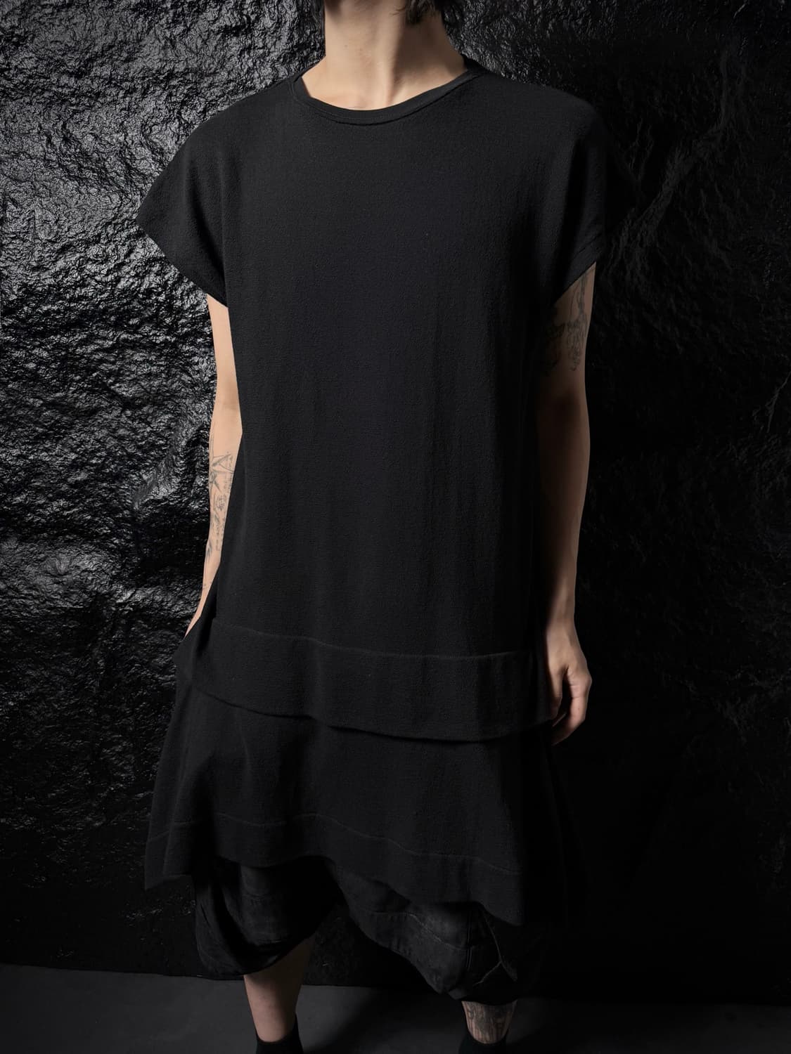 JULIUS 17SS "Knives;" Layered Long Top 상품이미지1