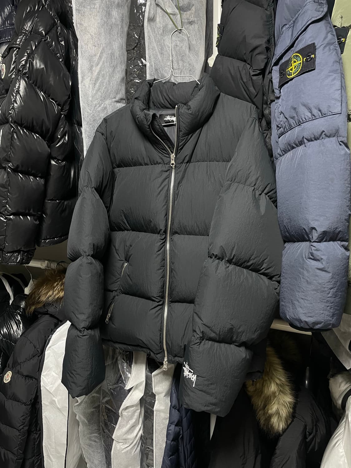 [XS사이즈] 스투시 나일론 다운 푸퍼 패딩 자켓 상품이미지2