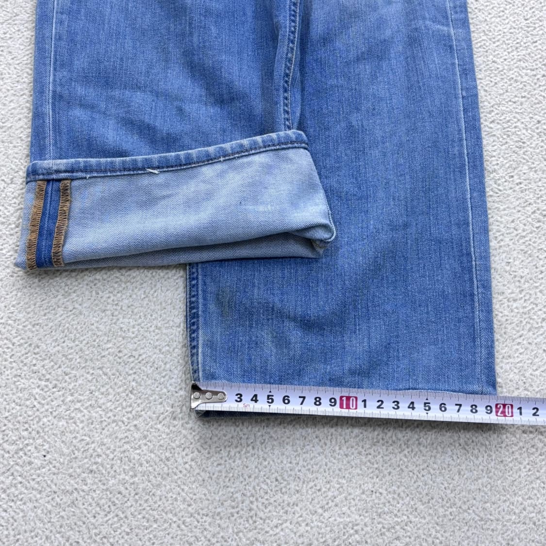 W38L32 캘빈클라인 연청 데님 팬츠 0414E 상품이미지9