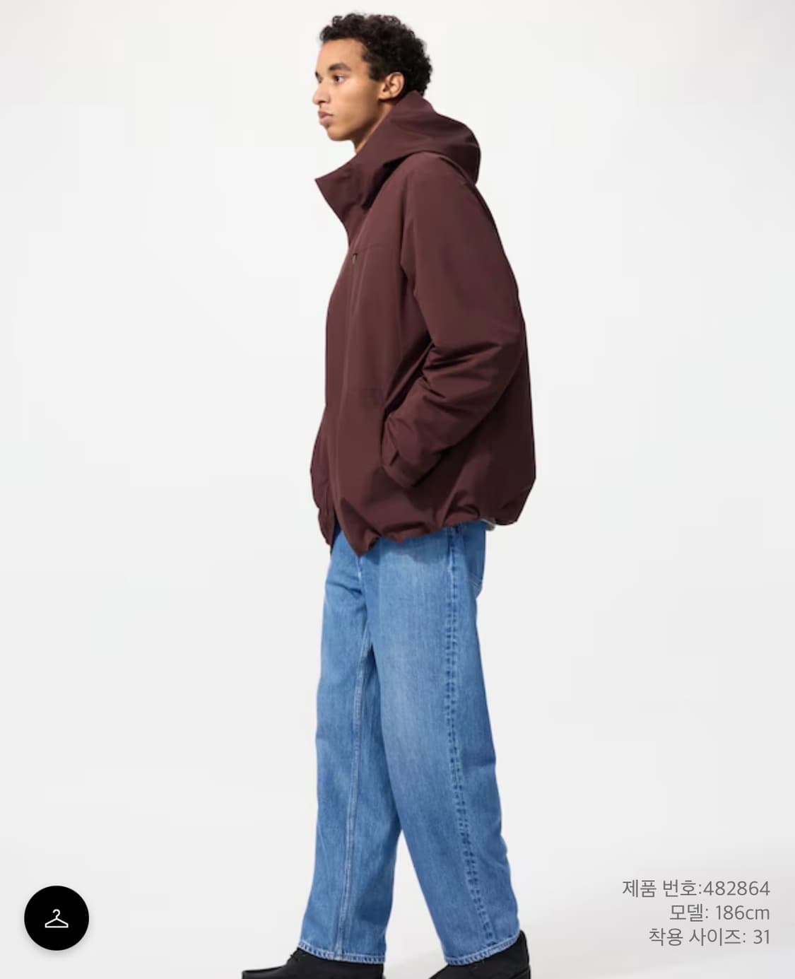 유니클로 와이드스트레이트진 64 blue unisex 28 상품이미지1