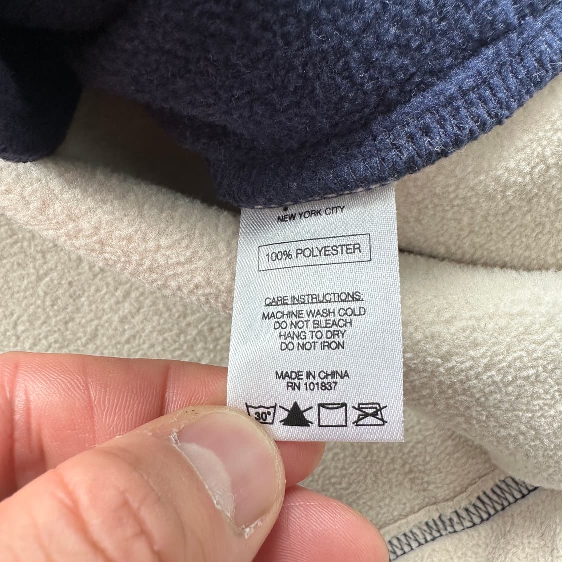 2014년 FW 슈프림 투톤 플리스 풀오버 L 상품이미지7