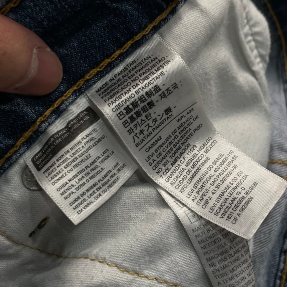 34 리바이스 511 청바지 상품이미지3