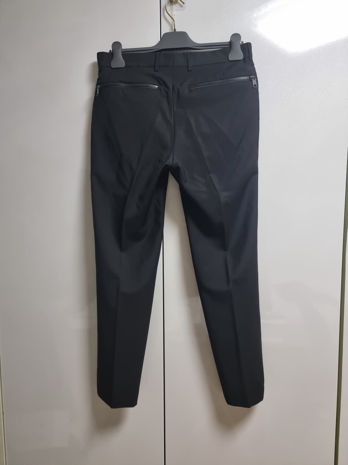 디올 옴므 블랙 시그니처 지퍼 슬랙스 46사이즈 상품이미지4