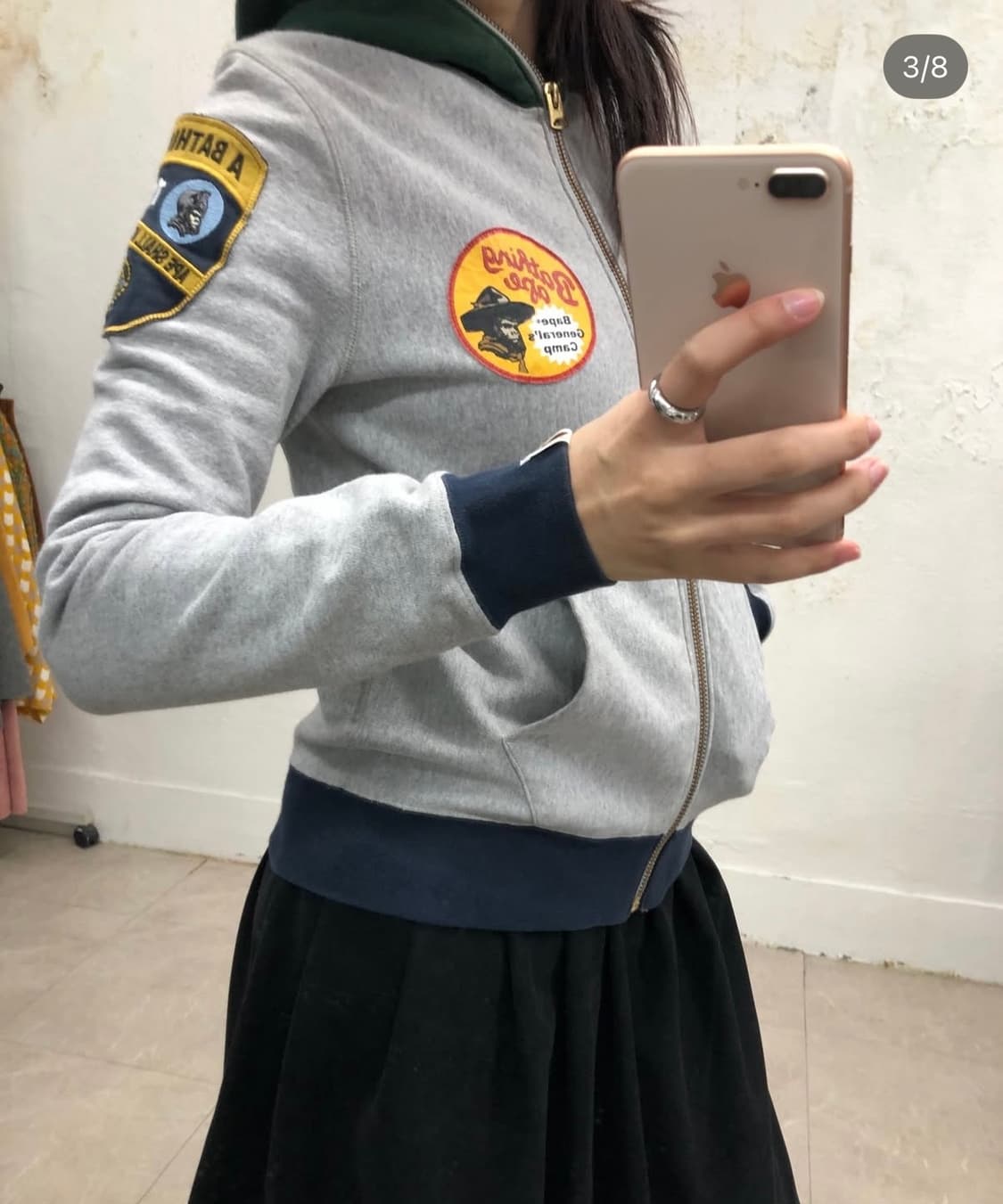 베이프 후드 집업 상품이미지7