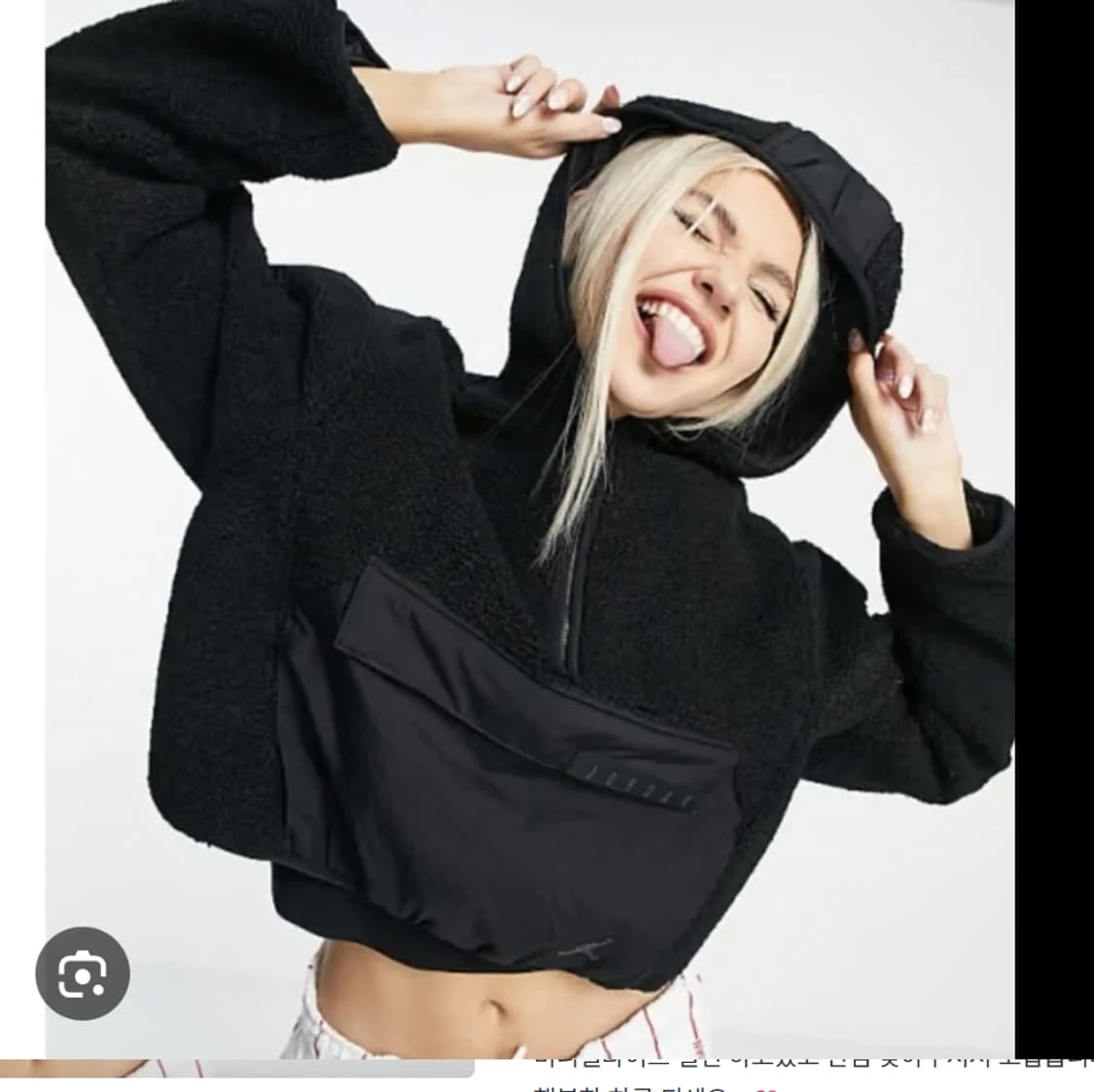 조던 블랙 후리스 뽀글이 아노락 85 상품이미지2