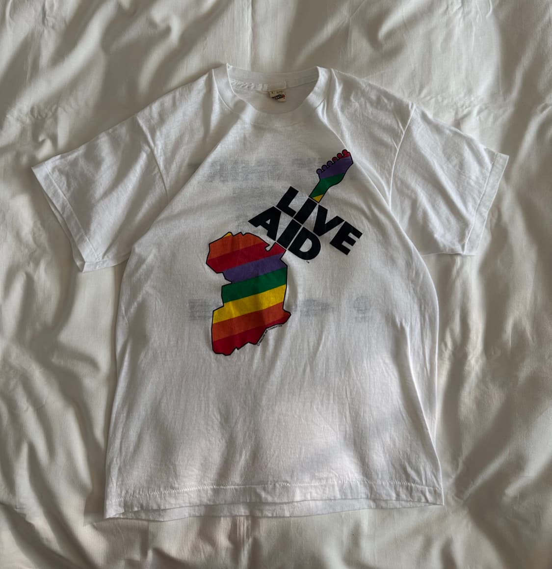 [L] 80s Live aid 오리지널 티셔츠 상품이미지1