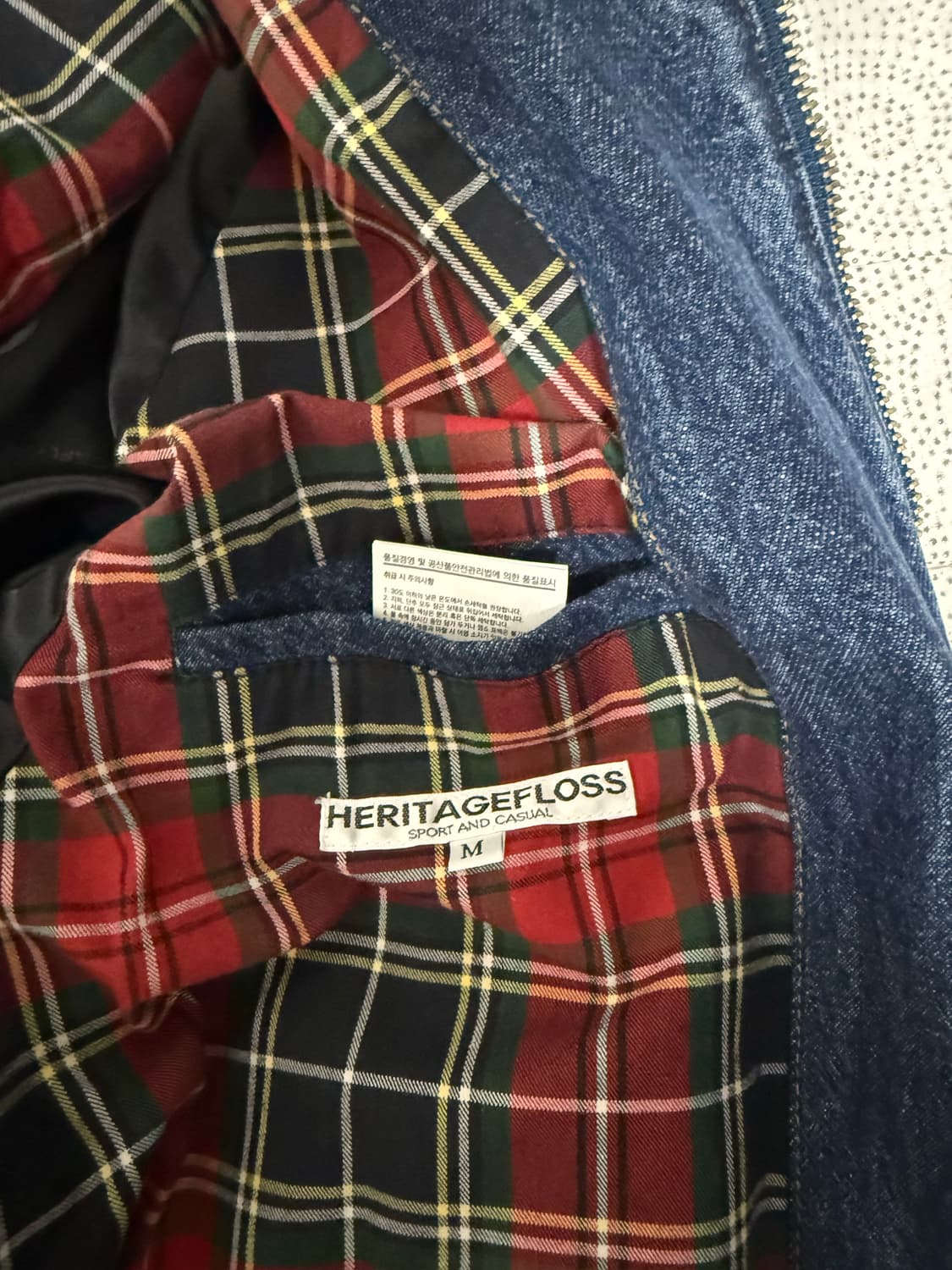 (m) 24fw 헤리티지플로스 블루종 상품이미지2