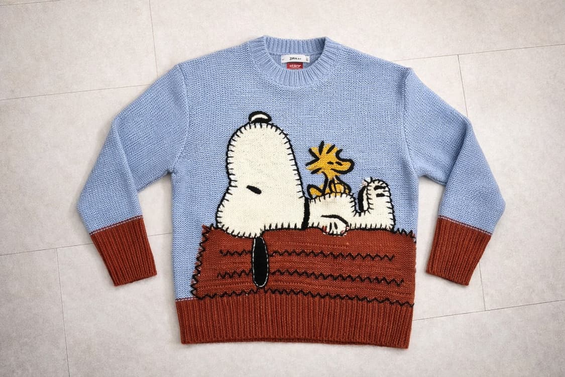 자라 ZARA × PEANUTS 스누피 니트(단종) 상품이미지3