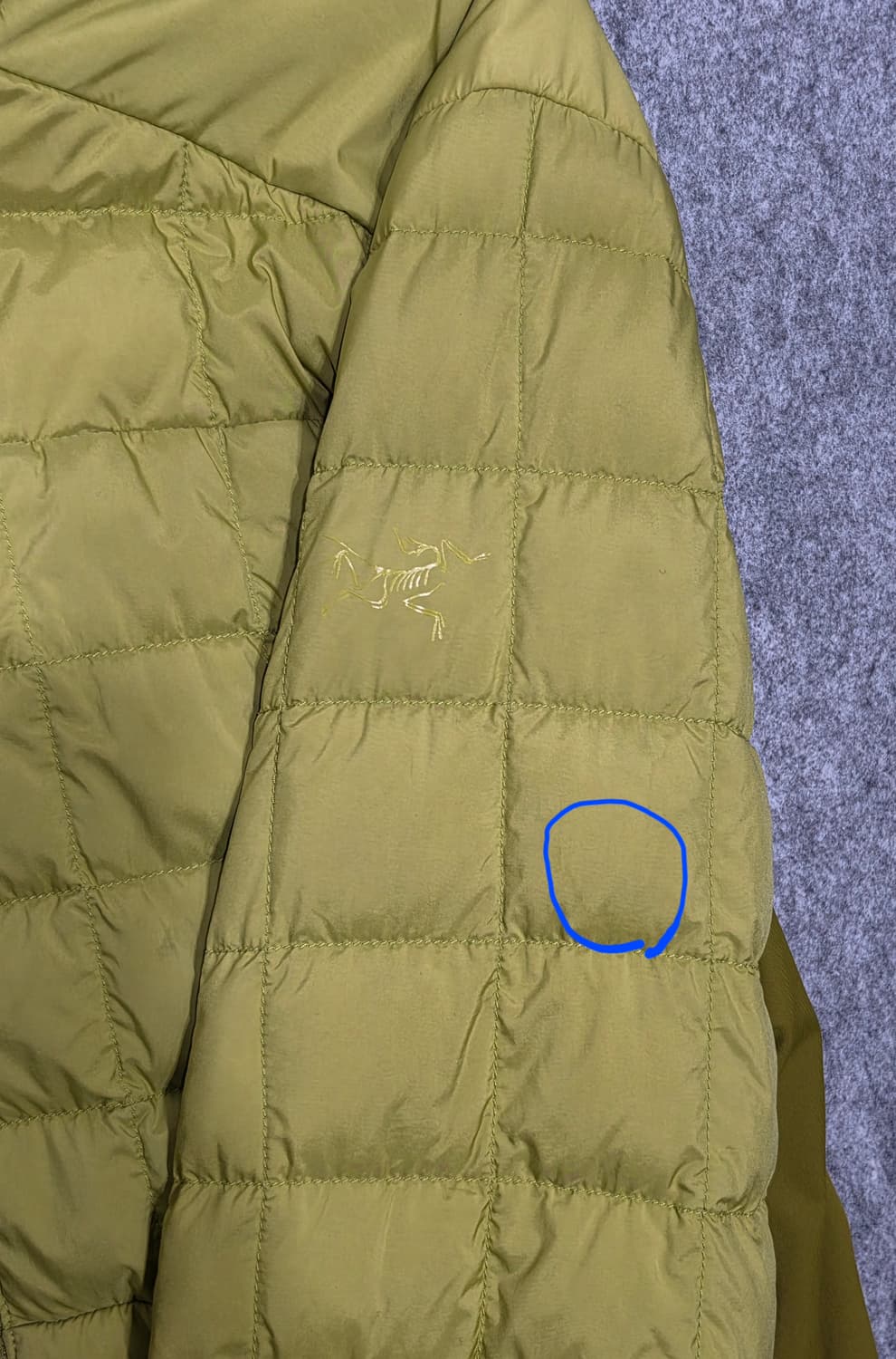 아크테릭스 구스다운 경량패딩 자켓 M 상품이미지7