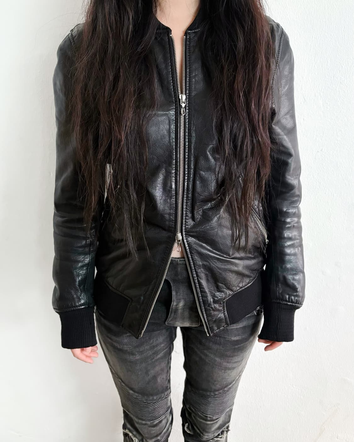 julius 율리우스 전시 샘플 레더 봄버 상품이미지2