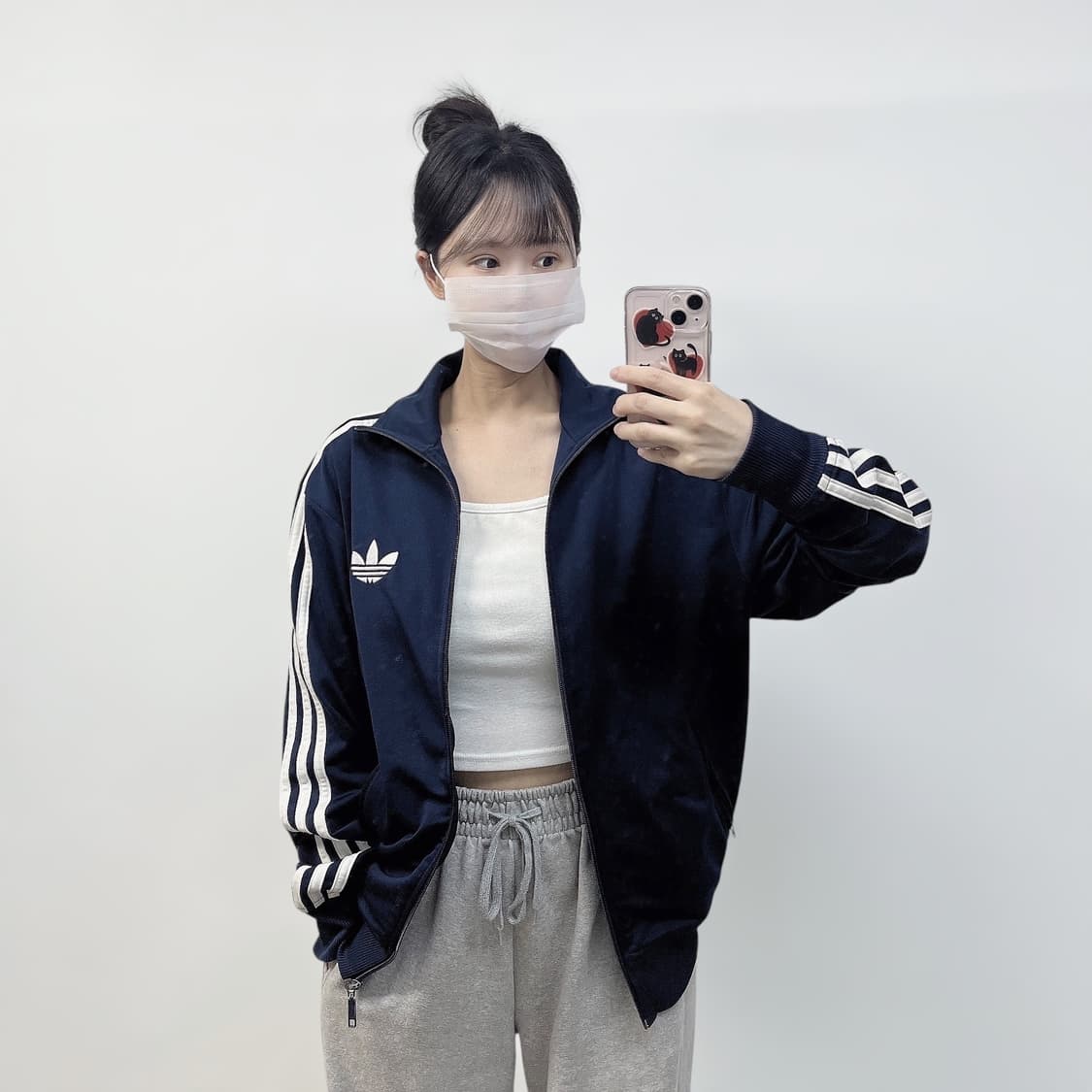 아디다스 파이어버드 트랙탑 져지 네이비 상품이미지1