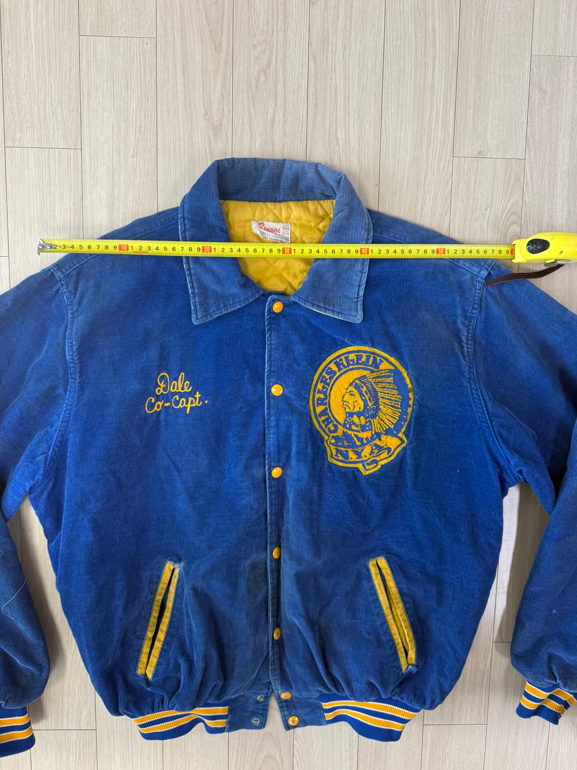 60s 빈티지 코듀로이 바시티 스타디움 자켓 상품이미지1