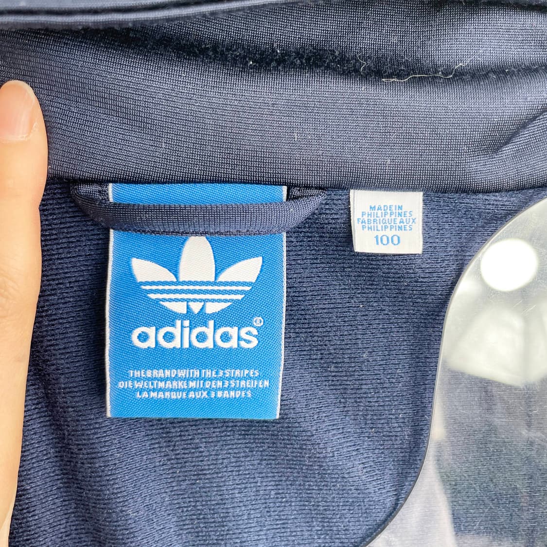 A2 Adidas 아디다스 파이어버드 네이비 져지 100사이즈 상품이미지5