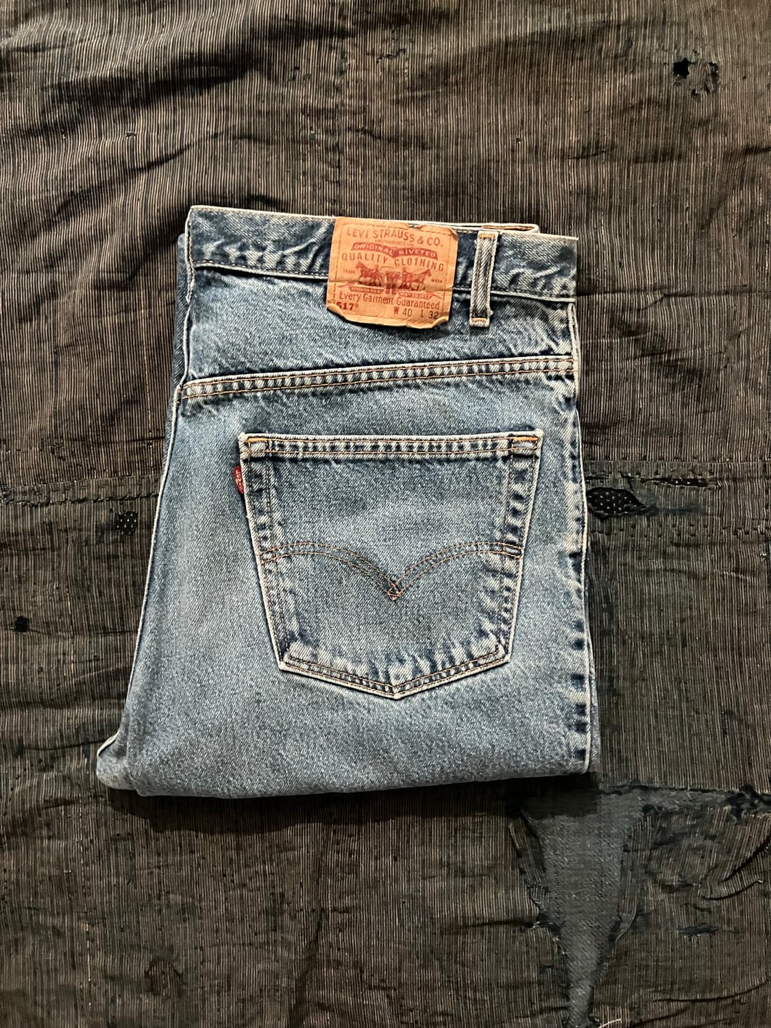 🇺🇸 USA 빈티지 리바이스 517 부츠컷 데님 팬츠 빅사이즈 상품이미지1