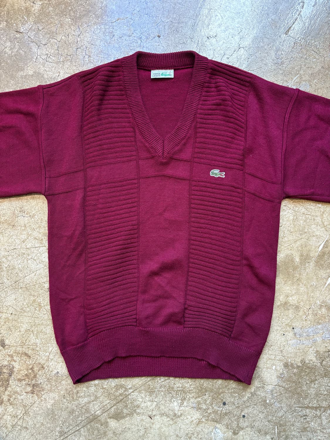 80s 프랑스 생산 라코스테 니트 상품이미지5