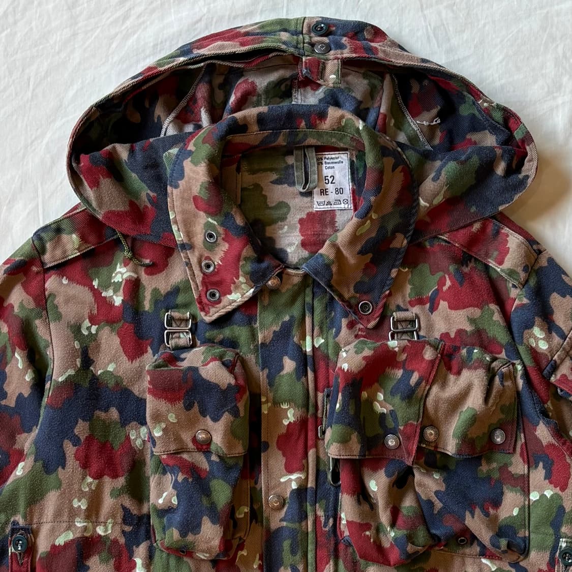 (102-105) 80s Swiss Army M70 알펜플라주 필드 자켓 상품이미지2