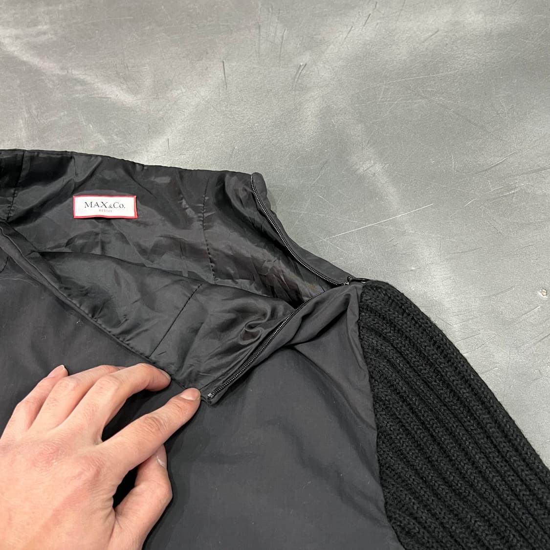  막스앤코 배색 니트 y15573 상품이미지4