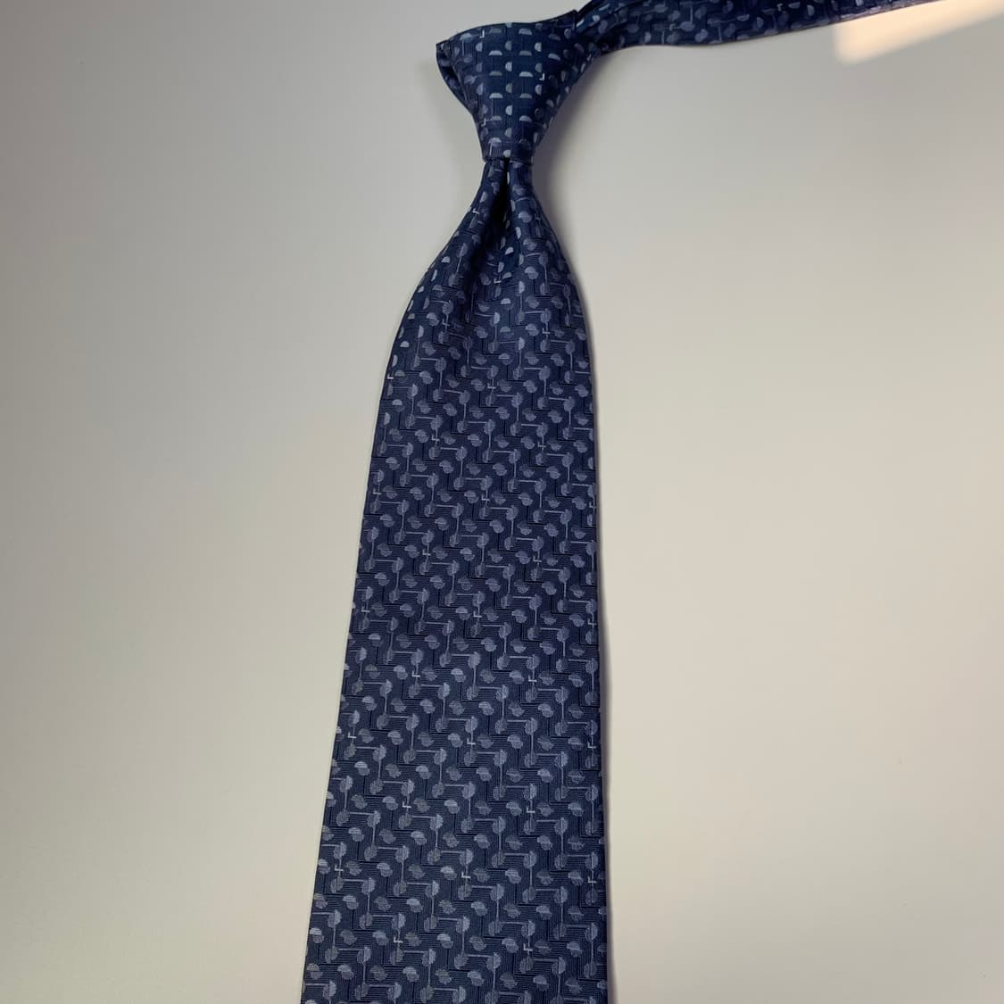 란셀(LANCEL) 프랑스 100실크 명품넥타이 네이비컬러 A+등급 상품이미지8