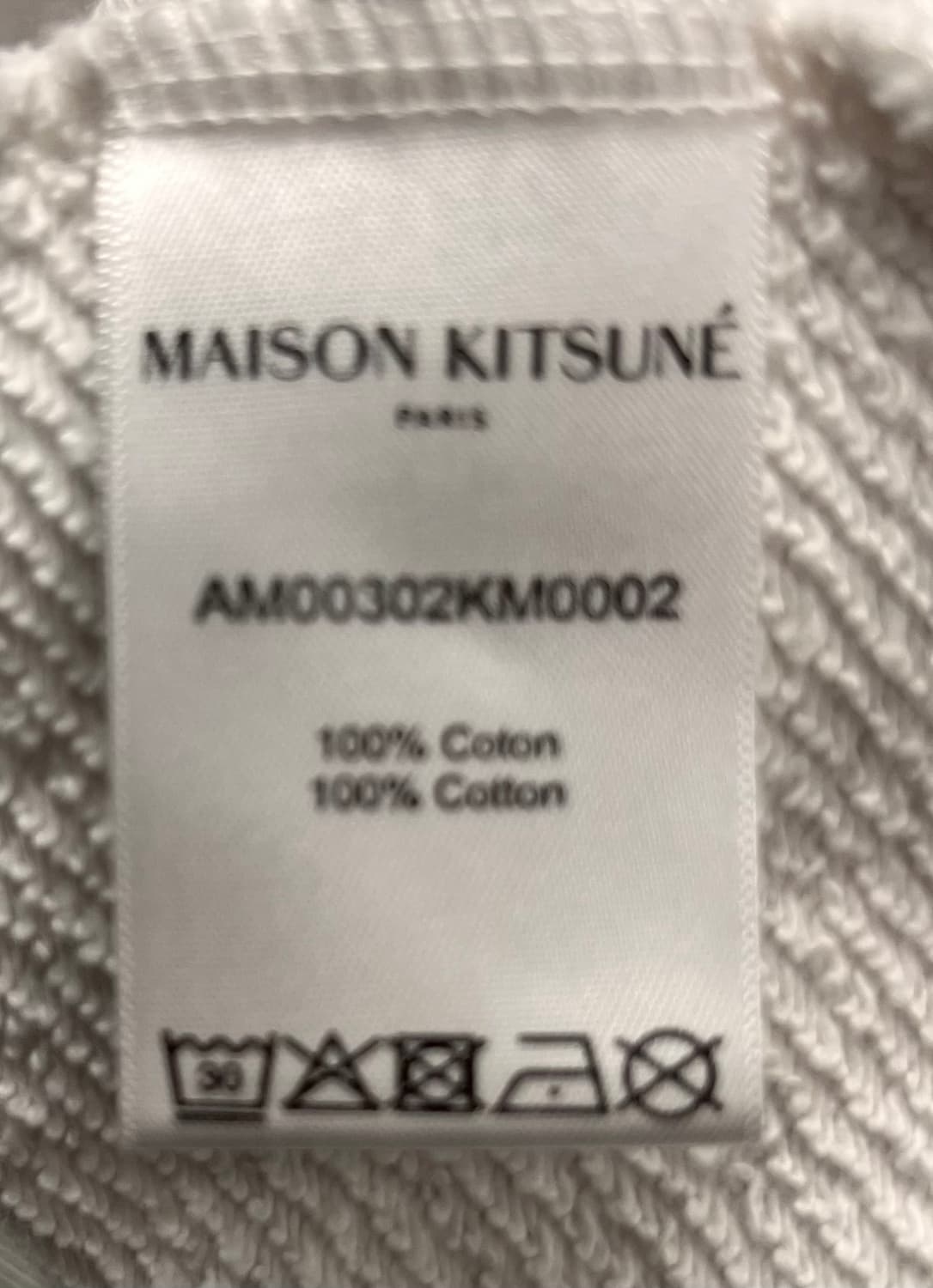 메종키츠네 트리컬러 폭스 맨투맨 XXL 상품이미지4