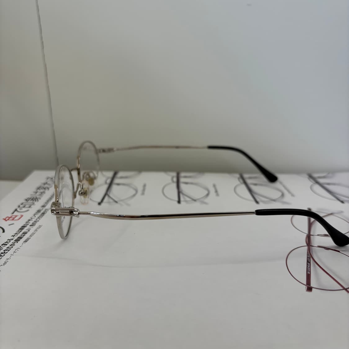 실버 오벌형 빈티지 안경 상품이미지3