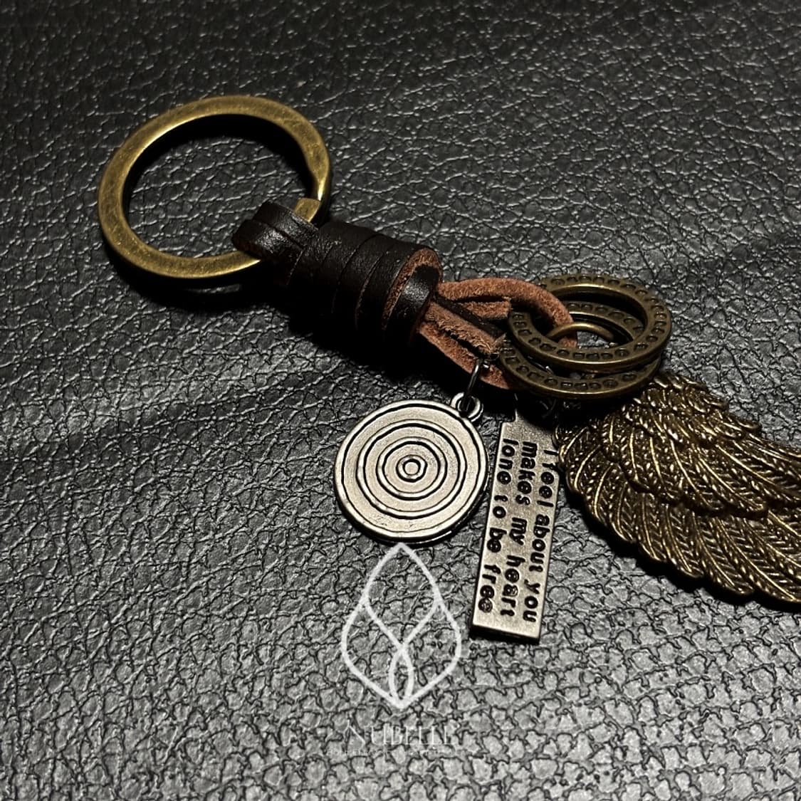 🌗 Vintage feather keyring / 빈티지 깃털 키링 상품이미지6