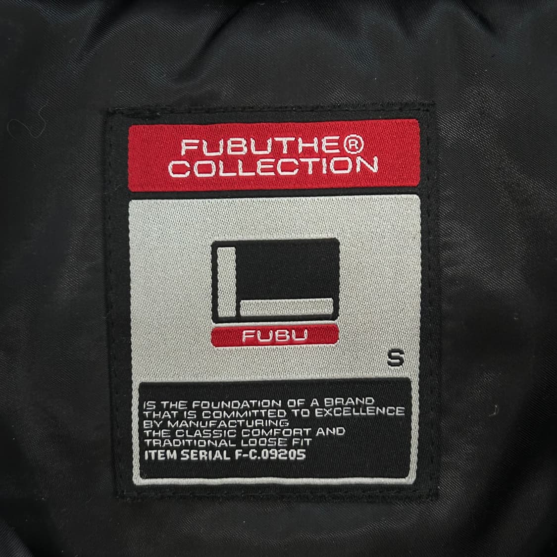 FUBU 골드로고 벨벳포인트 퍼 후드 패딩 상품이미지7