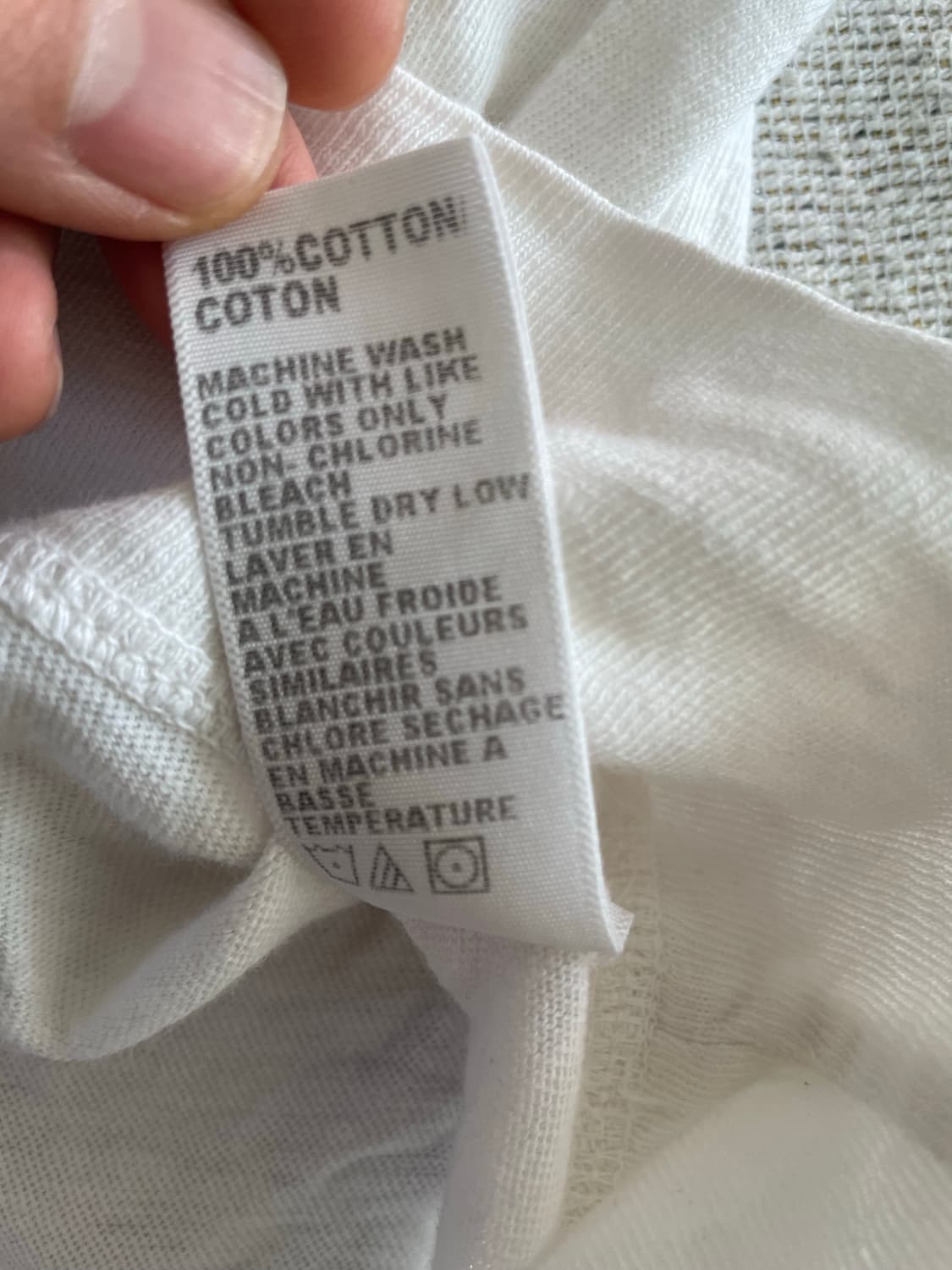 제임스펄스 흰색 긴팔 티셔츠(3) 상품이미지4