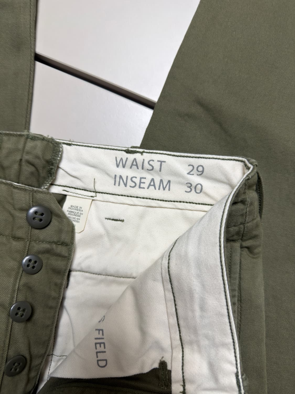 RRL 오피서치노 올리브 29/30 상품이미지3