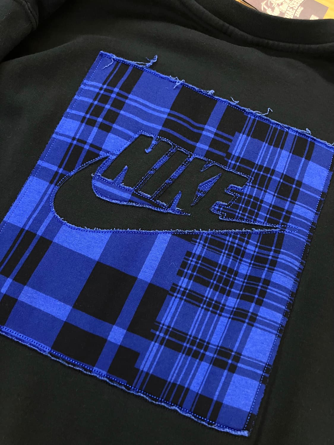 나이키 패치워크 맨투맨 블랙 L #csz2717 상품이미지5