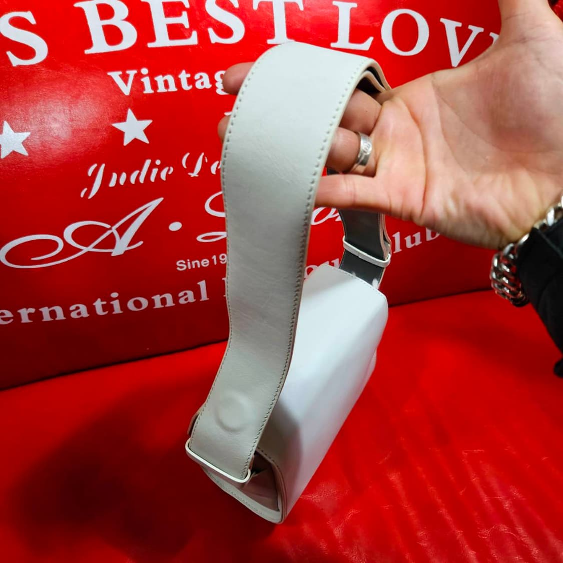  (거의새상품) 마지셔우드 화이트 미니 투웨이 바바백 상품이미지8